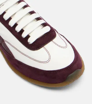 Alexander McQueen EC1 suede-trimmed leather sneakers | Thumbnail 3