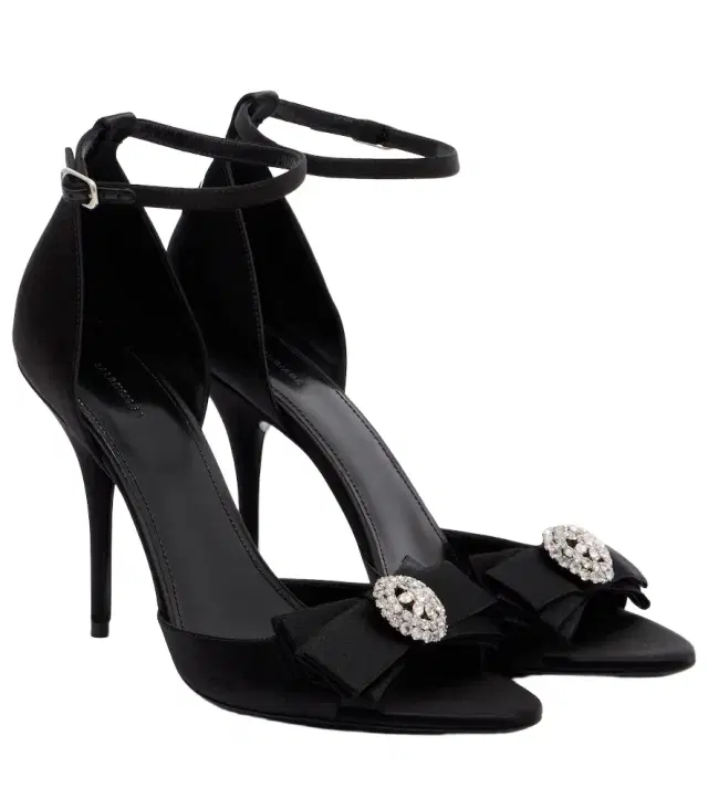 Balenciaga Avenue Palazzo 110 satin sandals