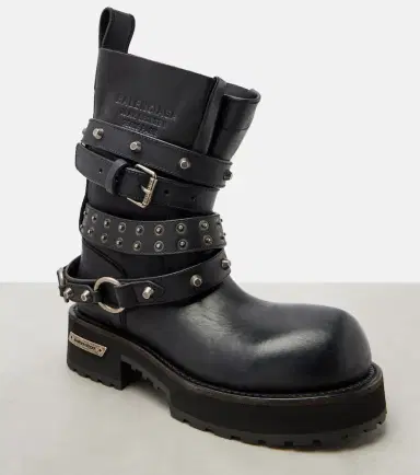 Balenciaga Venom City leather biker boots | Thumbnail 2 Balenciaga Venom City leather biker boots | Thumbnail 2
