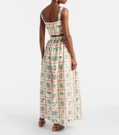 Agua by Agua Bendita Tangelo floral cotton maxi skirt | Thumbnail 3 Agua by Agua Bendita Tangelo floral cotton maxi skirt | Thumbnail 3