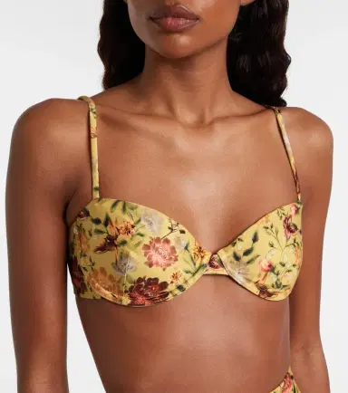 Agua by Agua Bendita Magdalena floral bikini top | Thumbnail 2