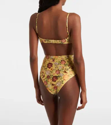 Agua by Agua Bendita Magdalena floral bikini top | Thumbnail 3