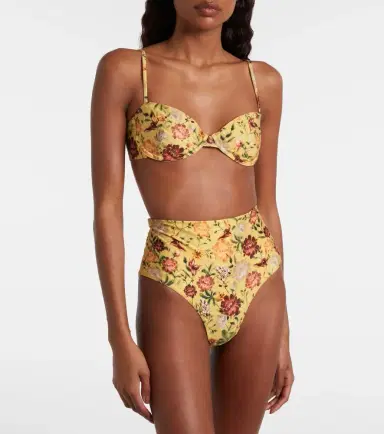 Agua by Agua Bendita Magdalena floral bikini top | Thumbnail 4