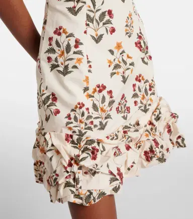 Agua by Agua Bendita Floral ruffled cotton minidress | Thumbnail 3 Agua by Agua Bendita Floral ruffled cotton minidress | Thumbnail 3