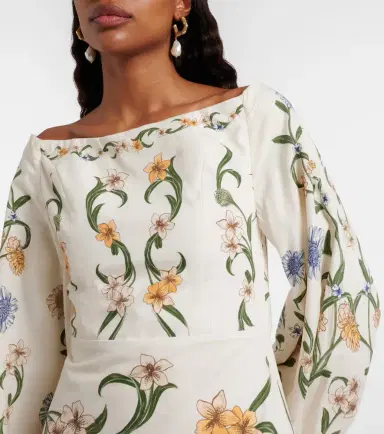 Agua by Agua Bendita Floral cotton maxi dress | Thumbnail 2