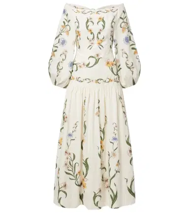 Agua by Agua Bendita Floral cotton maxi dress | Thumbnail 1