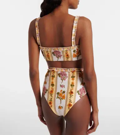 Agua by Agua Bendita Floral embroidered bikini bottoms | Thumbnail 2