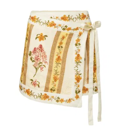 Agua by Agua Bendita Floral linen beach cover-up | Thumbnail 1
