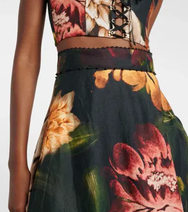 Agua by Agua Bendita Floral linen maxi skirt | Thumbnail 3 Agua by Agua Bendita Floral linen maxi skirt | Thumbnail 3