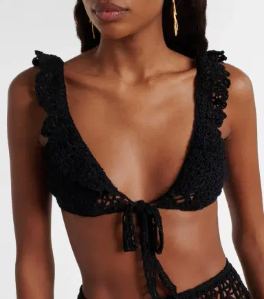 Anna Kosturova Crochet crop top | Thumbnail 4