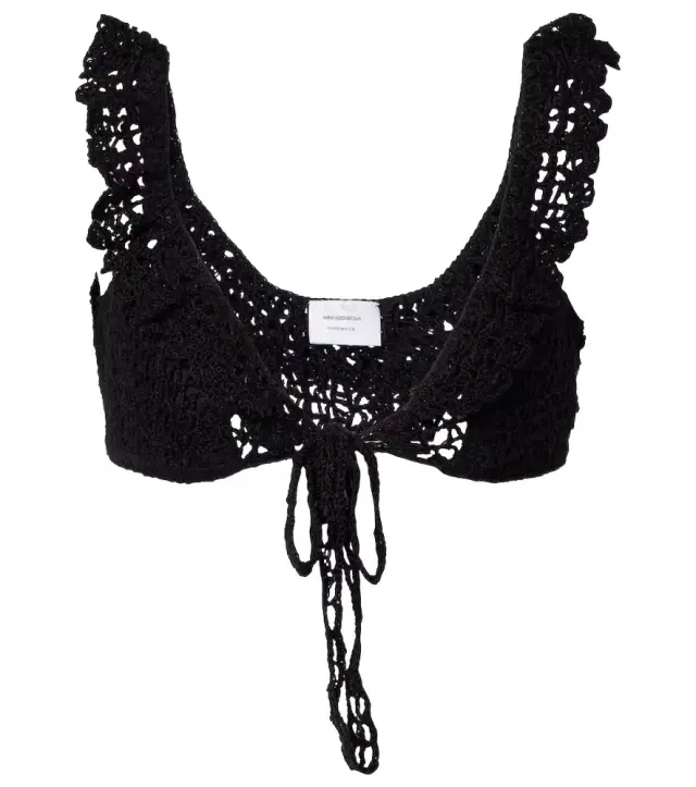 Anna Kosturova Crochet crop top