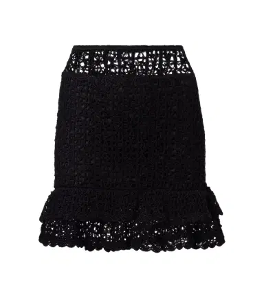 Anna Kosturova Brigette crochet cotton miniskirt | Thumbnail 1