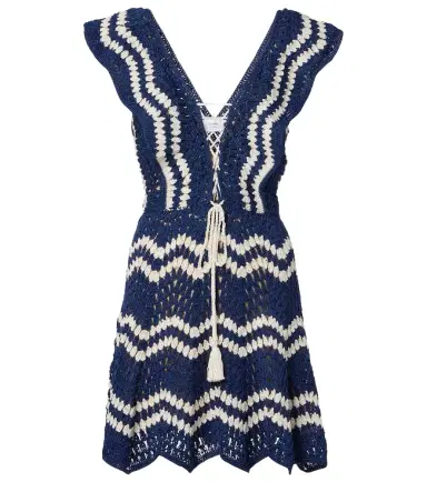 Anna Kosturova Melissa crochet cotton minidress | Thumbnail 1