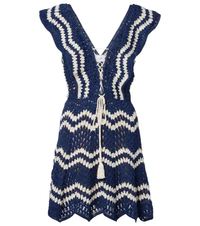 Melissa crochet cotton minidress