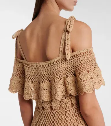 Anna Kosturova Marianne crochet cotton maxi dress | Thumbnail 3 Anna Kosturova Marianne crochet cotton maxi dress | Thumbnail 3