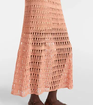 Anna Kosturova Crochet cotton midi dress | Thumbnail 2