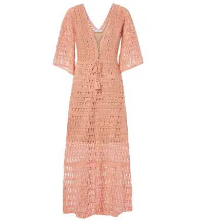 Anna Kosturova Crochet cotton midi dress | Thumbnail 1