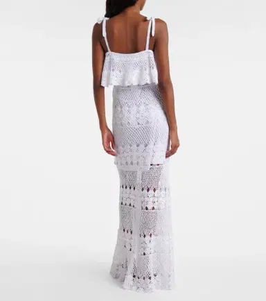 Anna Kosturova Marianne crochet cotton maxi dress | Thumbnail 2