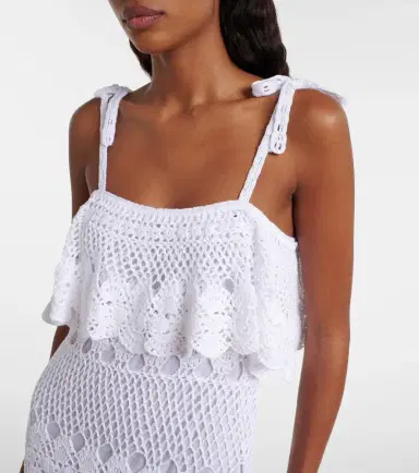 Anna Kosturova Marianne crochet cotton maxi dress | Thumbnail 5