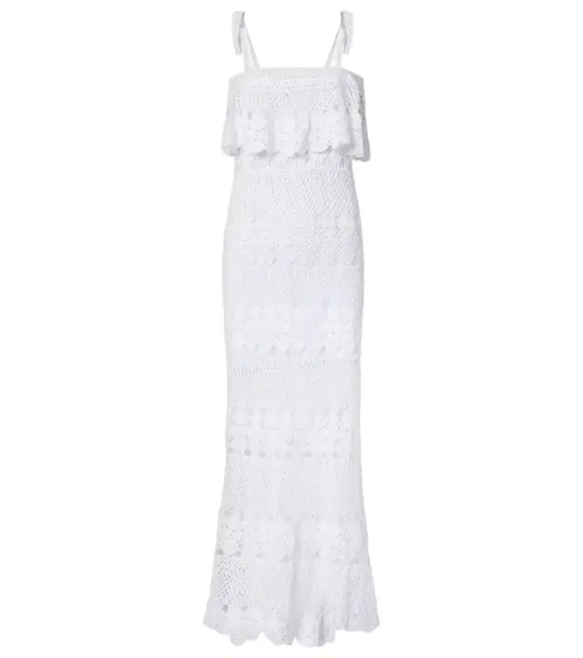 Anna Kosturova Marianne crochet cotton maxi dress