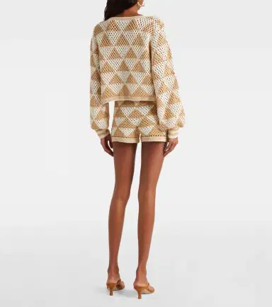 Anna Kosturova Maija crochet cotton shorts | Thumbnail 2