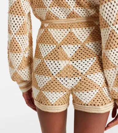 Anna Kosturova Maija crochet cotton shorts | Thumbnail 4