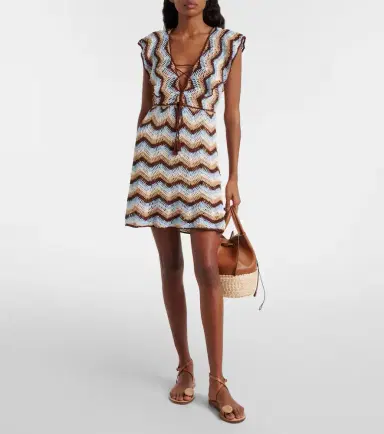 Anna Kosturova Melissa crochet cotton minidress | Thumbnail 5 Anna Kosturova Melissa crochet cotton minidress | Thumbnail 5