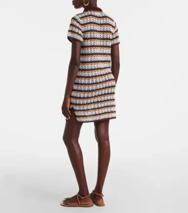 Anna Kosturova Crochet cotton polo dress | Thumbnail 4