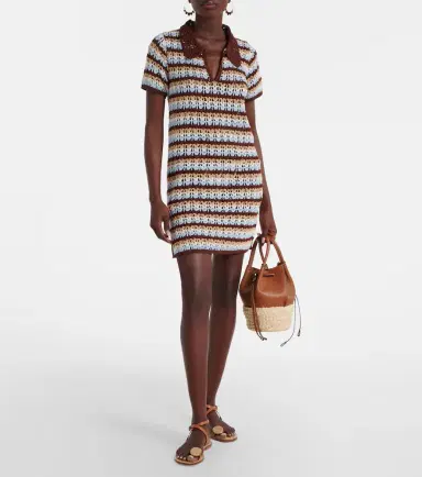 Anna Kosturova Crochet cotton polo dress | Thumbnail 5
