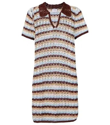 Anna Kosturova Crochet cotton polo dress | Thumbnail 1