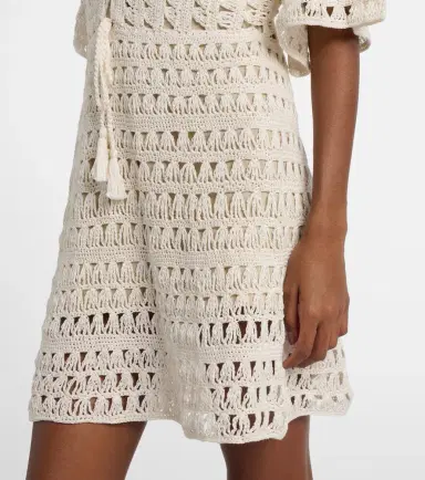 Anna Kosturova Crochet cotton minidress | Thumbnail 4 Anna Kosturova Crochet cotton minidress | Thumbnail 4