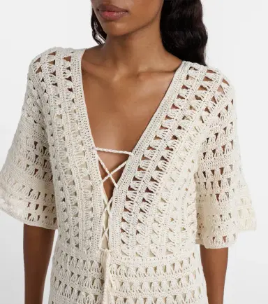 Anna Kosturova Crochet cotton minidress | Thumbnail 5 Anna Kosturova Crochet cotton minidress | Thumbnail 5