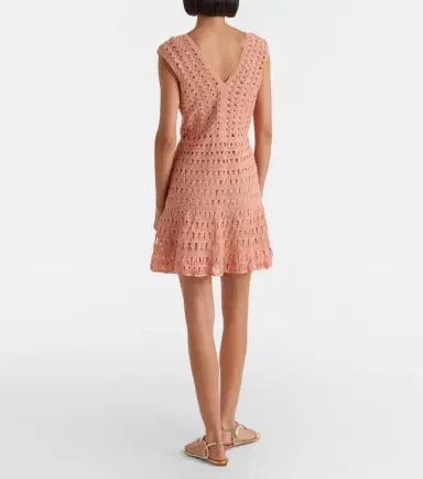 Anna Kosturova Jennifer crochet cotton minidress | Thumbnail 5
