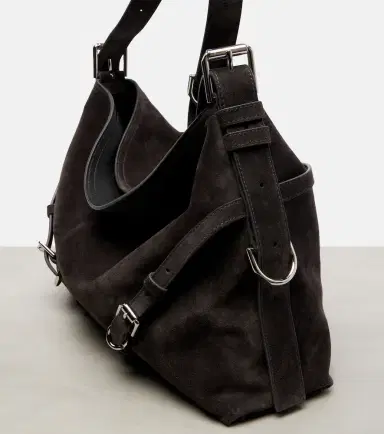 Givenchy Voyou Medium suede shoulder bag | Thumbnail 2 Givenchy Voyou Medium suede shoulder bag | Thumbnail 2