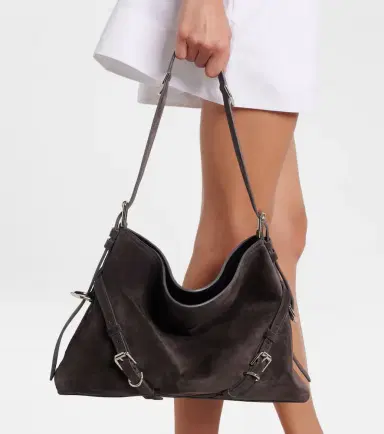 Givenchy Voyou Medium suede shoulder bag | Thumbnail 5 Givenchy Voyou Medium suede shoulder bag | Thumbnail 5