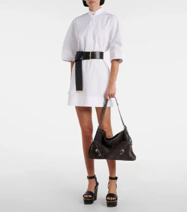 Givenchy Voyou Medium suede shoulder bag | Thumbnail 6 Givenchy Voyou Medium suede shoulder bag | Thumbnail 6