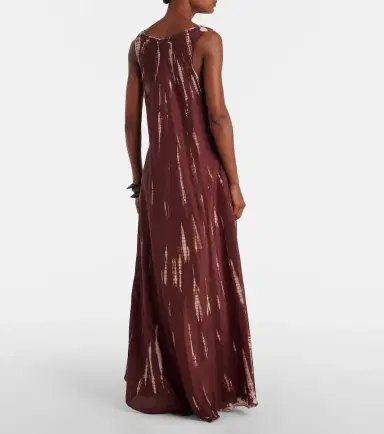 Anna Kosturova Tie-dye silk maxi dress | Thumbnail 3