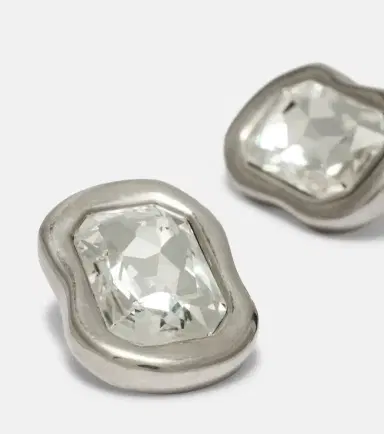 Givenchy Sculptural Crystal embellished earrings | Thumbnail 3