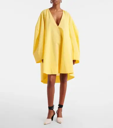 Jacquemus Paysan cotton-blend poplin minidress | Thumbnail 2