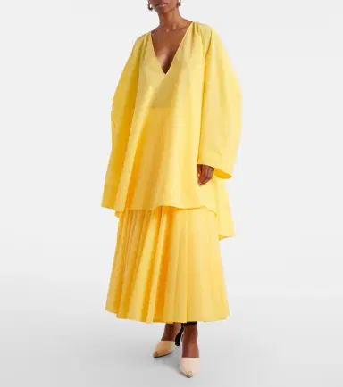 Jacquemus Paysan cotton-blend poplin minidress | Thumbnail 5