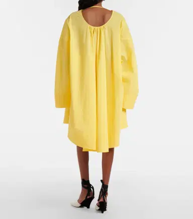 Jacquemus Paysan cotton-blend poplin minidress | Thumbnail 6