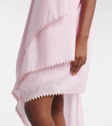 Jacquemus Traversin asymmetric cotton poplin minidress | Thumbnail 5