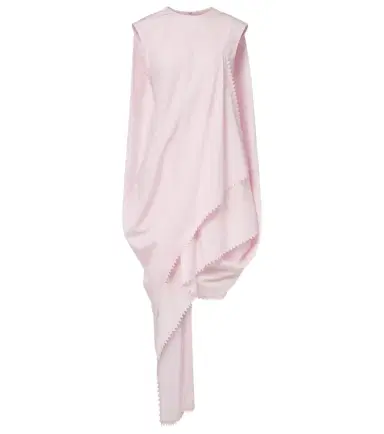 Jacquemus Traversin asymmetric cotton poplin minidress | Thumbnail 1