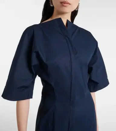 Jacquemus Moisson cotton poplin midi dress | Thumbnail 3