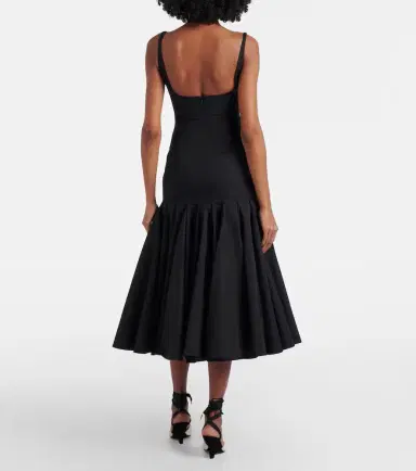 Jacquemus Agave cotton poplin midi dress | Thumbnail 2 Jacquemus Agave cotton poplin midi dress | Thumbnail 2