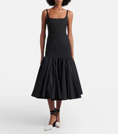 Jacquemus Agave cotton poplin midi dress | Thumbnail 3 Jacquemus Agave cotton poplin midi dress | Thumbnail 3