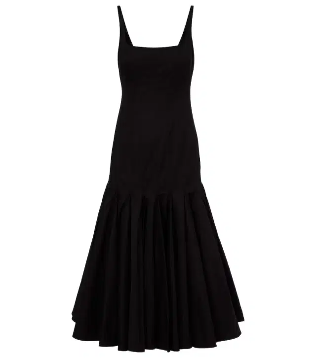 Jacquemus Agave cotton poplin midi dress