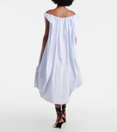 Jacquemus Lavande gathered striped midi dress | Thumbnail 4 Jacquemus Lavande gathered striped midi dress | Thumbnail 4