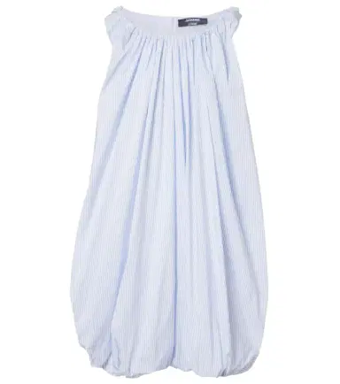 Jacquemus Lavande gathered striped midi dress | Thumbnail 1 Jacquemus Lavande gathered striped midi dress | Thumbnail 1