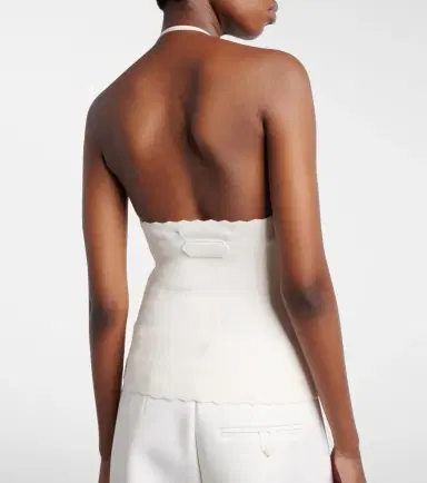 Jacquemus Tablier knitted halterneck top | Thumbnail 5